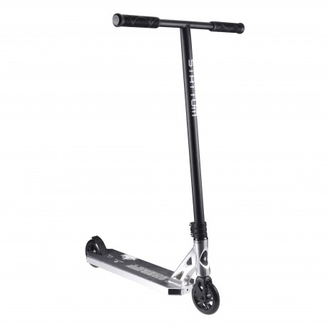 sheriff-silver1.0x460 Samokat trukovii SHERIFF hrom kypit v Moskve v internet-magazine «VELOSTANOK» Samokat trukovii SHERIFF hrom Самокат трюковый SHERIFF хром