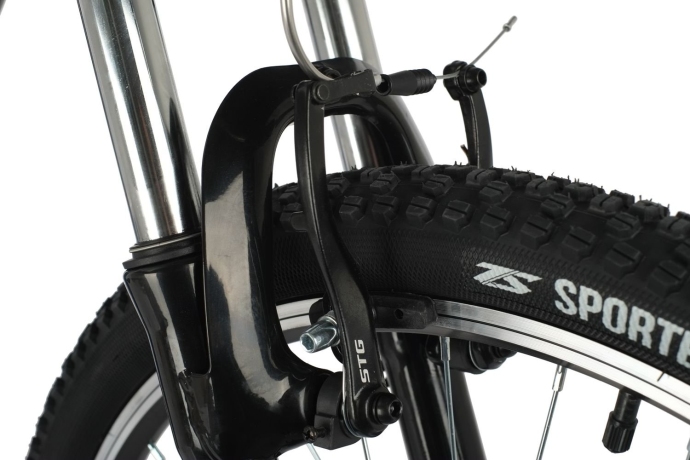 Велосипед STINGER 26" ELEMENT STD черный, алюминий, размер 14"