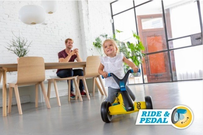 Веломобиль BERG GO² SparX Yellow