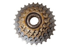 Трещотка 6 скоростей 14-28T недискретная хромированная, в торг.уп.