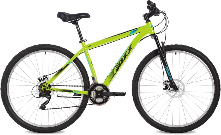 Велосипед FOXX 29 AZTEC D зеленый, сталь, размер 18