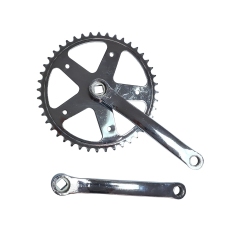 Шатуны Под квадрат стальные, 165 мм, 44T, под цепь 1/2&quot;x1/8&quot;, хром