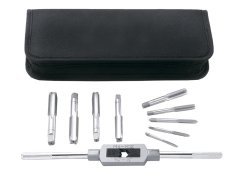 v_4143_0.240 Instrymenti specialnie kypit v Moskve v internet-magazine «VELOSTANOK» Instrymenti specialnie Super b (premium) тв-19000 набор метчиков с держателем: 1/2?х20 левый и правый; 9/16?х20 левый и правый; 4мм х 0,5; 5мм х 0,8; 6мм х 1.0; 8мм х 1.0; 10мм х 1.0, торг.упаковка