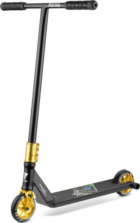 Самокат FOX Big Boy 5.0 (2020), Чёрный/золотой