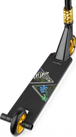 Самокат FOX Big Boy 5.0 (2020), Чёрный/золотой