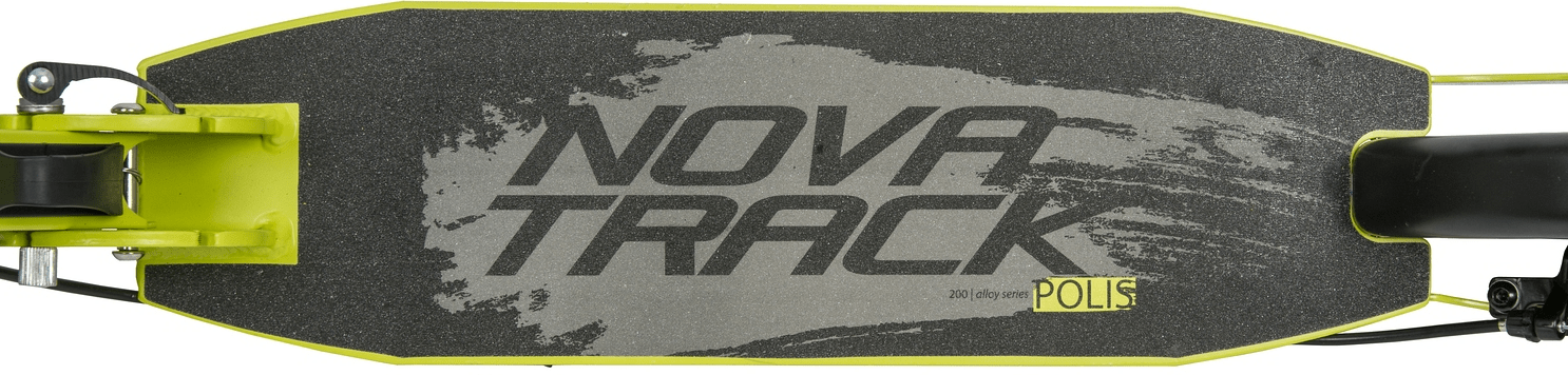 Самокат 200DB.POLIS.GN20 для детей NOVATRACK POLIS, зеленый