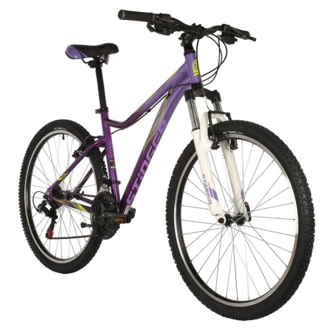 Велосипед STINGER 26 LAGUNA STD фиолетовый, алюминий, размер 15, MICROSHIFT