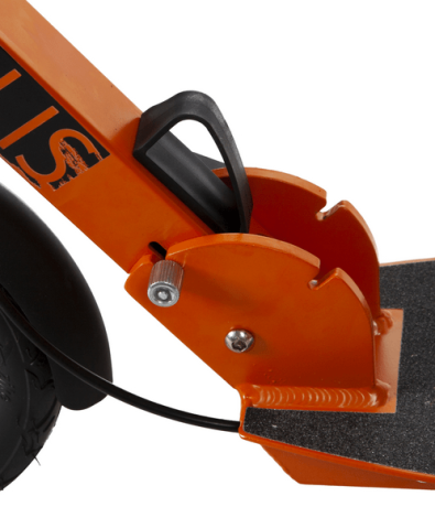 Самокат 200DBA.POLIS.BOR21 для детей NOVATRACK POLIS, оранжевый