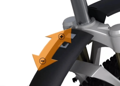 Крыло Sks переднее shockblade vario, 26&quot;, крепление быстросъёмное, чёрное