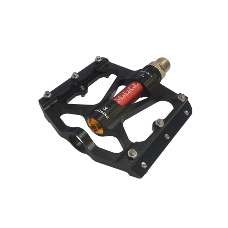 Педали mlg-CK561 алюминиевые CNC, 90х94х11мм, ось CrMo 9/16"-20TPI, 3 подшипника, сменные шипы, вес 310г, в торг.уп