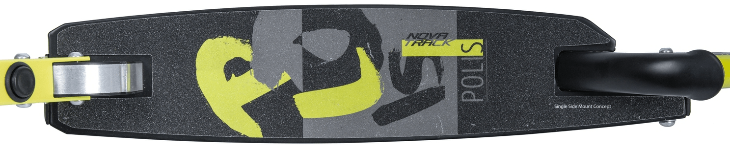 Самокат 180.POLIS.LM9 для детей NOVATRACK POLIS PRO, лимонный