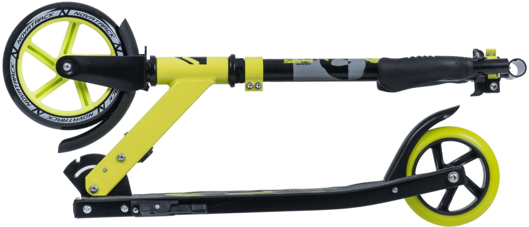 Самокат 180.POLIS.LM9 для детей NOVATRACK POLIS PRO, лимонный