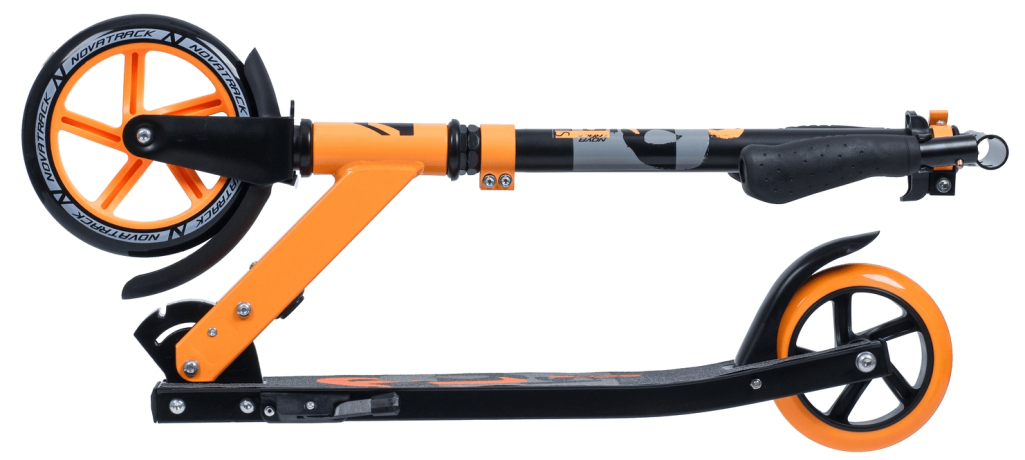 Самокат 180.POLIS.OR9 для детей NOVATRACK POLIS PRO, оранжевый