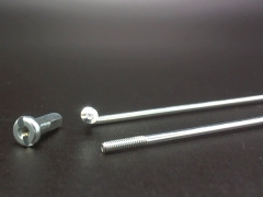 Спицы оцинкованные 2,0мм 14GX135мм с ниппелями 1/2, 144 шт.