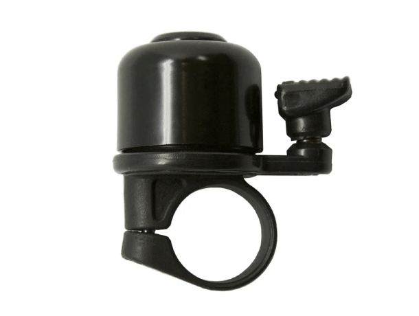 Велосипедный звонок nuvo nh-b405ap, d:33м. материал: алюминий, пластик. крепление на руль d:22,2 мм. цвет: черный