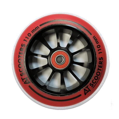 Колесо 110 мм AT Scooters для трюкового самоката красное AL
