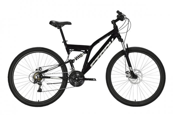 Велосипед Stark'21 Jumper 27.1 FS D чёрный/серебристый 16"