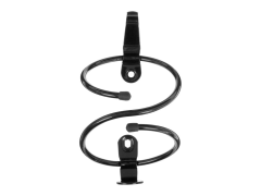 Флягодержатель n+1-BC149A-R14 алюминиевый, S-образный, вес 42г, чёрный