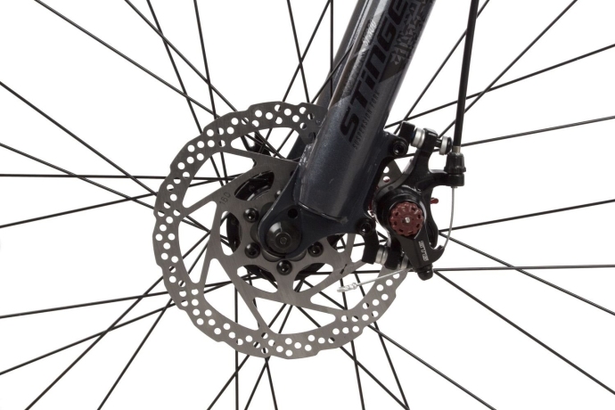 Велосипед STINGER 26" ELEMENT STD черный, алюминий, размер 16"