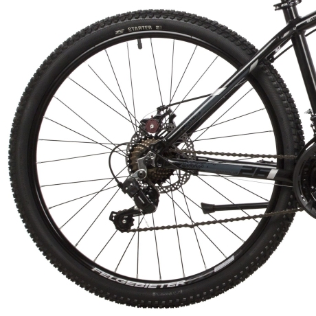 Велосипед STINGER 26" ELEMENT STD черный, алюминий, размер 16"