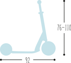 Городской самокат PUKY Speed Us One 5002 yellow желтый