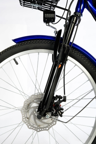 Велосипед трехколесный для взрослых РВЗ Чемпион 24" 6 скоростей Красный