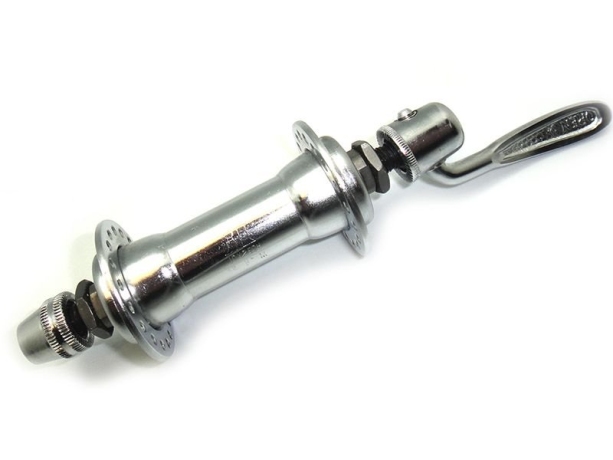 Велосипедная втулка Joy tech передняя 431, мтв, 36н, ось м9х100мм, с эксцентриком, сталь, 190г, серебр.