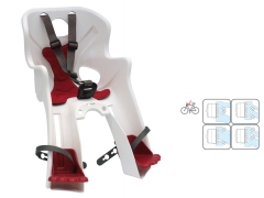 Сидение переднее BELLELLI Rabbit B-Fix, белое, до 15кг
