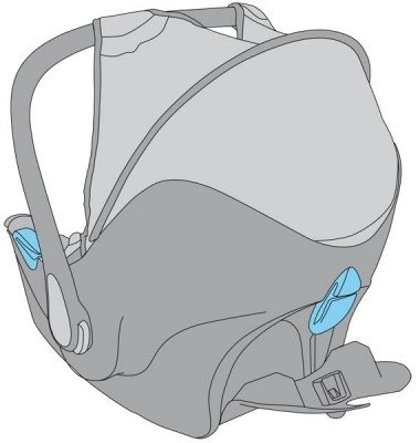 Детское автокресло bellelli nanna guri. возрастная группа: 0+. вес: до 13 кг. цвет: black/grey.