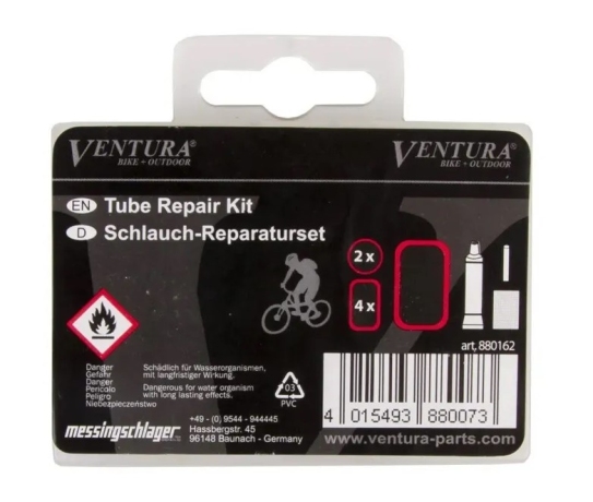 Аптечка VENTURA (5-880162) 7 заплаток + клей + терка черная