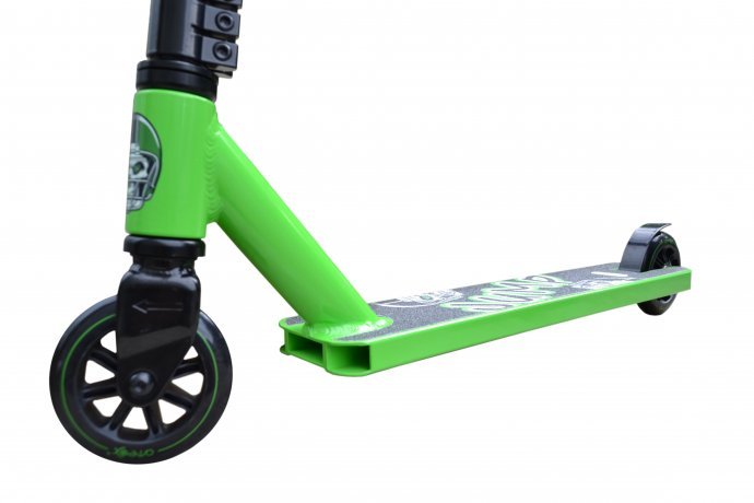 Самокат трюковый ATEOX JUMP 2020 (Черный/Зеленый)