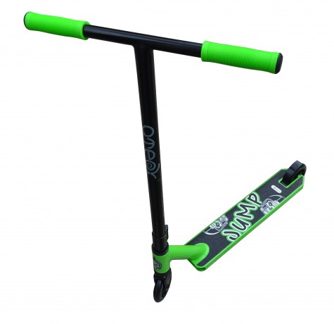 Самокат трюковый ATEOX JUMP 2020 (Черный/Зеленый)