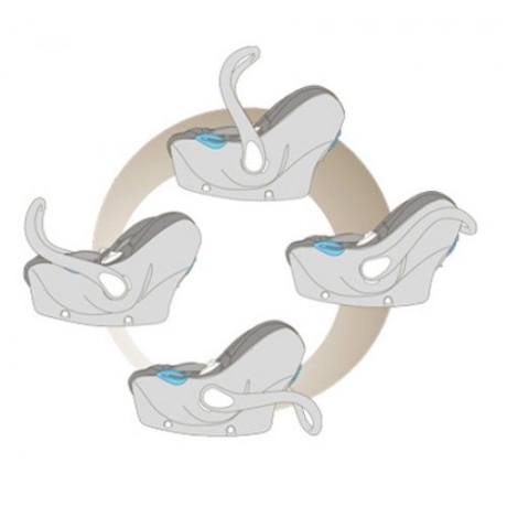 Детское автокресло bellelli nanna guri. возрастная группа: 0+. вес: до 13 кг. цвет: fashions pois.