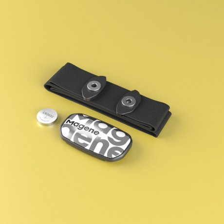 Нагрудный пульсометр Magene H603 (кардиомонитор) голубой