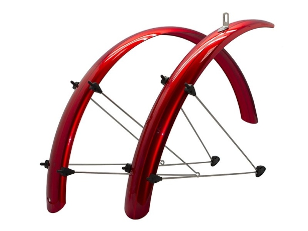 Крылья SKS PET SPB 60мм, 26", бордовый металлик