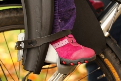 Детское переднее велокресло Bellelli Tatoo Handlefix. Цвет: тёмно-серый, тёмно-синий. Вес до 15 килограмм