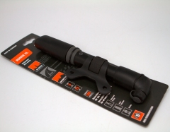 Насос ручной мини SKS Rookie XL black, пластик, максимальное давление: 5 bar, под ниппель: av (schrader), sv (presta), dv(dunlop), вес: 120 гр.