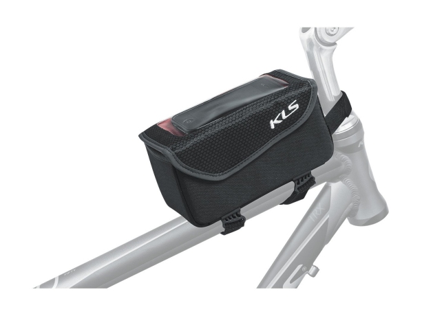 Сумка для велосипеда Kellys на верхнюю трубу рамы Celly, 0,7л, крепление на липучке, окошко для смартфона YKK