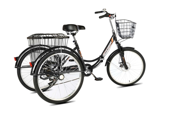 421.3471d8f384218604ed7e360f33c71515128.jpg.0x460 Velosiped trehkolesnii skladnoi dlya vzroslih RVZ Chempion 24" 6 skorostei Chernii kypit v Moskve v internet-magazine «VELOSTANOK» Velosiped trehkolesnii skladnoi dlya vzroslih RVZ Chempion 24" 6 skorostei Chernii Велосипед трехколесный складной для взрослых РВЗ Чемпион 24" 6 скоростей Черный