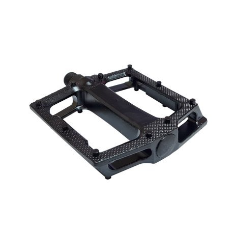 Z PLUS Педали Z-1412, DH/BMX/Fix-gear, алюминий, ось Cr-Mo, с шипами, 100х105х22,5мм, 375г, чёрные