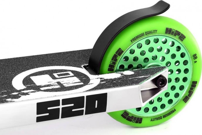 Самокат HIPE S20, Зелёный/хром