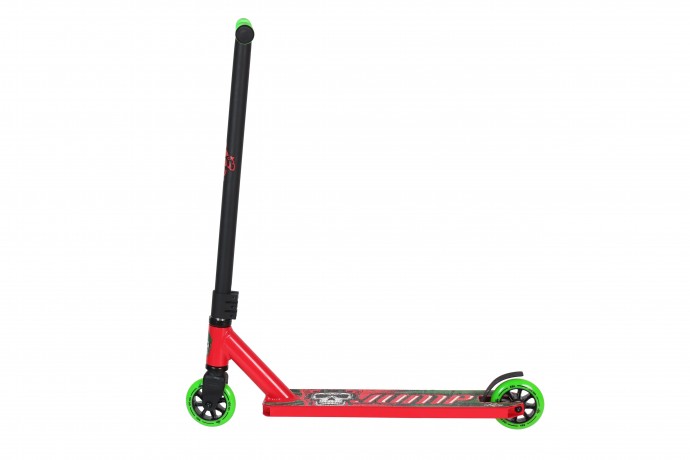 Самокат трюковый ATEOX JUMP 2022 (Красный/Зеленый) НОВИНКА!