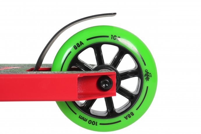 Самокат трюковый ATEOX JUMP 2022 (Красный/Зеленый) НОВИНКА!