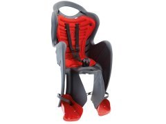 Детское заднее велокресло Bellelli Mr Fox Standard B-Fix. Цвет: тёмно-серый, серебристый, черный, белый, кремовый, тёмно-синий, желтый светоотражающий. Вес до 22 килограмм