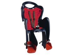 Детское заднее велокресло Bellelli Mr Fox Standard B-Fix. Цвет: тёмно-серый, серебристый, черный, белый, кремовый, тёмно-синий, желтый светоотражающий. Вес до 22 килограмм