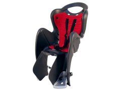 Детское заднее велокресло Bellelli Mr Fox Standard B-Fix. Цвет: тёмно-серый, серебристый, черный, белый, кремовый, тёмно-синий, желтый светоотражающий. Вес до 22 килограмм