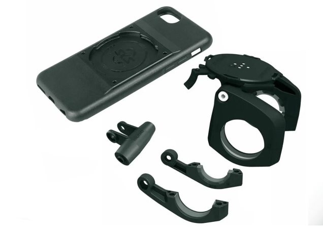 Держатель для смартфона SKS COMPIT, ставится на любой руль, регулировка в трёх плоскостях.