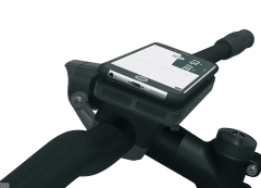 Держатель для смартфона SKS COMPIT, ставится на любой руль, регулировка в трёх плоскостях.