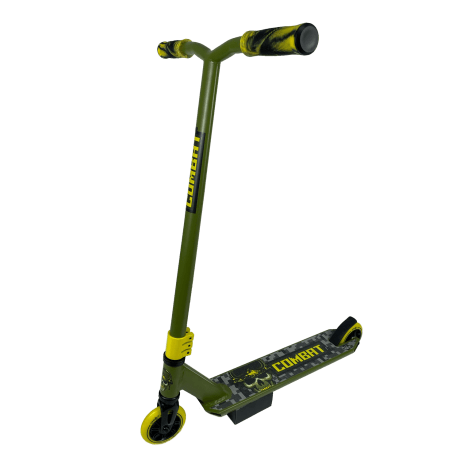 Самокат трюковый ATЕОХ COMBAT (Хаки-Желтый)