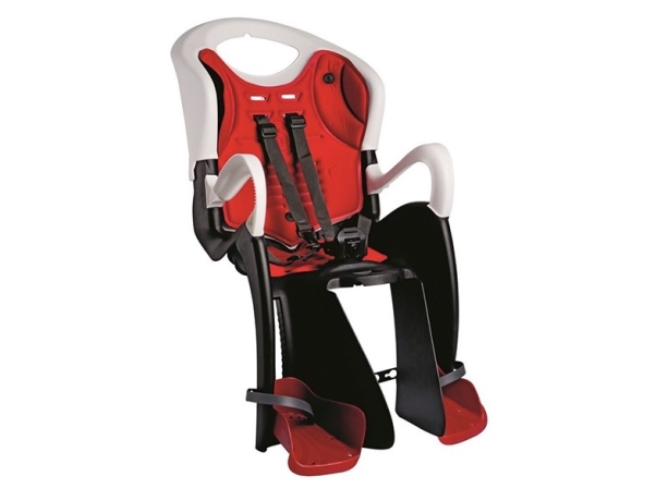 Детское заднее велокресло Bellelli Tiger Relax B-Fix. Цвет: чёрно-оранжевый, серо-белый, черно-белый, желтый светоотражающий, черно-серый. Вес до 22 килограмм